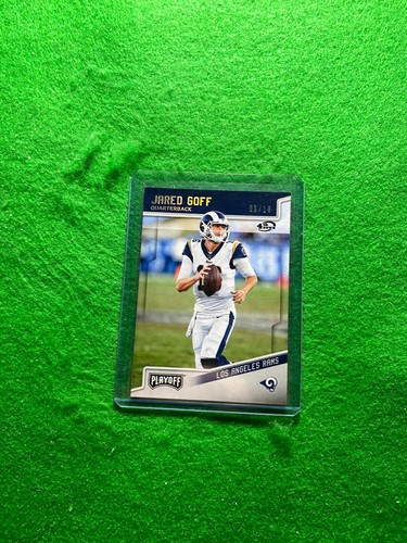 JARED GOFF 4TH DOWN CARD SP #/10 LOS ANGELES RAMS 2018 PANINI PLAYOFF SP SSP - Picture 7 of 12
