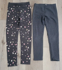 H M Leggings Organic Cotton Size Medium 7/8 Pre-Owned