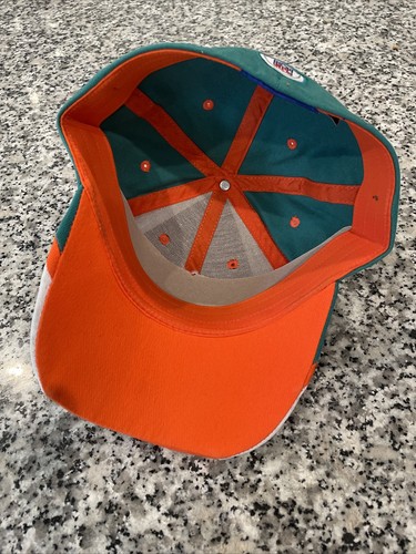 Reebok NFL Equipment Miami Dolphins Baseball Cap Hat OSFA - Picture 5 of 7