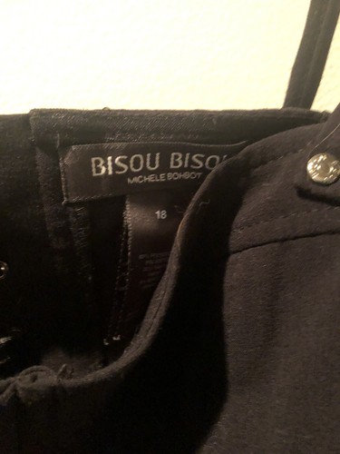 Black Bustier Corset Top Ties in the Back by Bisou Bisou - Picture 5 of 5