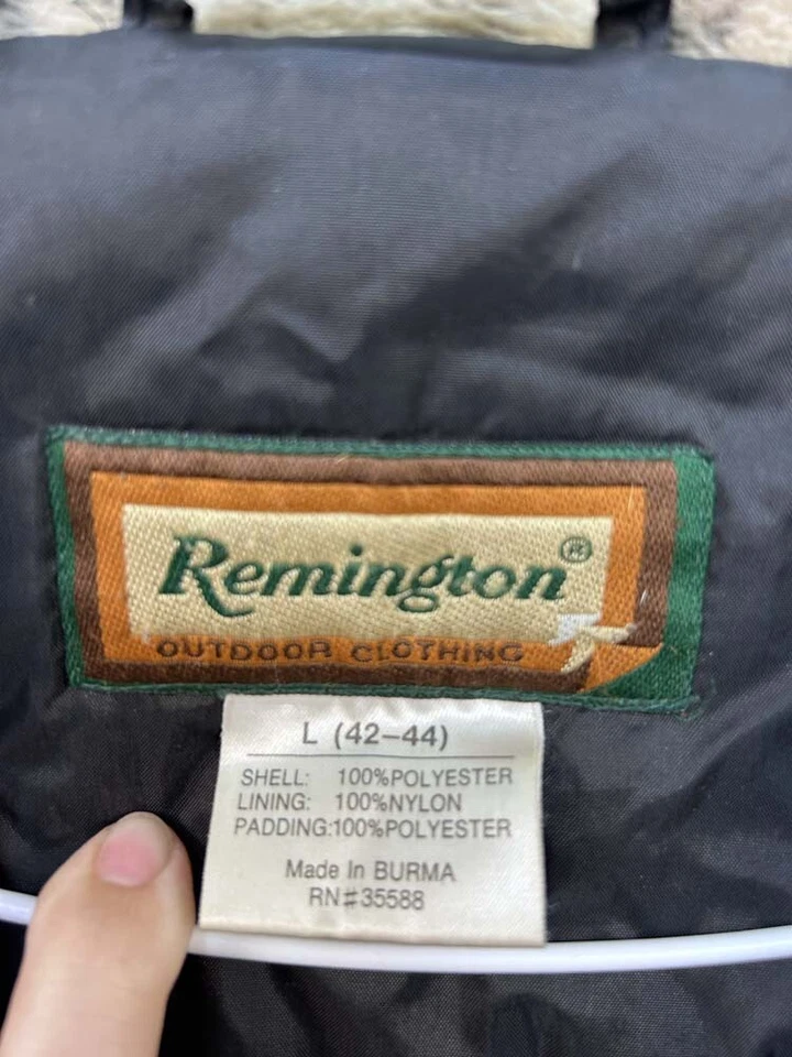 Chaqueta de caza Remington vintage para hombre camuflada polar 43-44 talla grande Foto 2 de 4