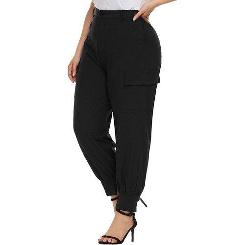 Ella Rafaella Womens Plus Size Straight Leg Pants LRBSC101R2  display picture 2