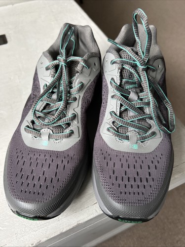 Ladies UK Size 4 Karrimor TRAIL Grey & Green Lace Up Trainers