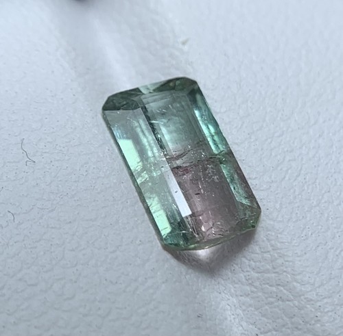 1.8Ct Natural Faceted Bi Color Tourmaline , Loose Gemstone From Afghanistan - Picture 12 of 14