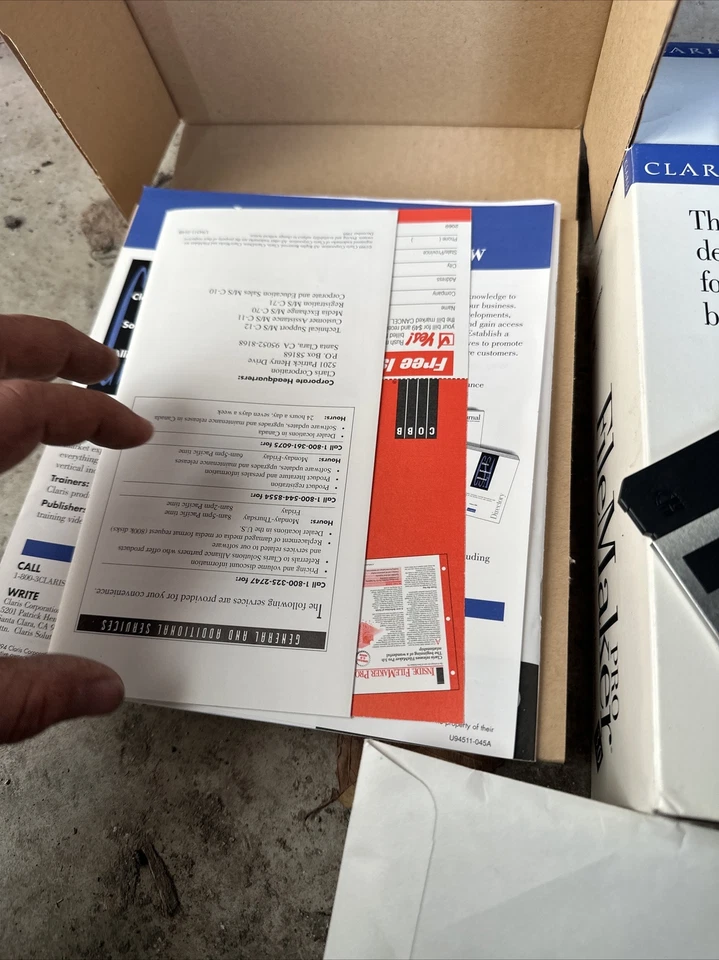 FileMaker Pro 3.0 Vintage PowerPC Mac PPC Macintosh Versión Disquete Con Manual Foto 4 de 4