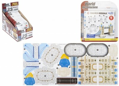 3D BERÜHMTE GEBÄUDE LANDMARKEN ARCHITEKTUR REPLIKATE MODELLE PUZZLES SET