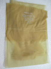 2PR VINTAGE CHRISTIAN DIOR SANDAL SHEER FLAT KNIT NYLON STOCKINGS 9 1/2 M PEACH