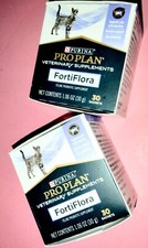  2 Purina FortiFlora Pro Plan Supplement-30 Sachets for Cats 25.88