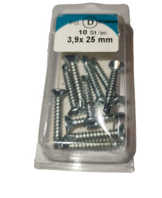 Bohrschrauben 3,9x25 mm verzinkt seko 10 stück
