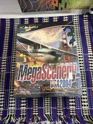 PC Aviator Mega Scenery USA 2004 Vol.3 Northern California Flight Simulator CD