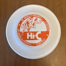 Vintage 1975 WHAM-O Advertising Frisbee Hi C World Jr. Frisbee Contest