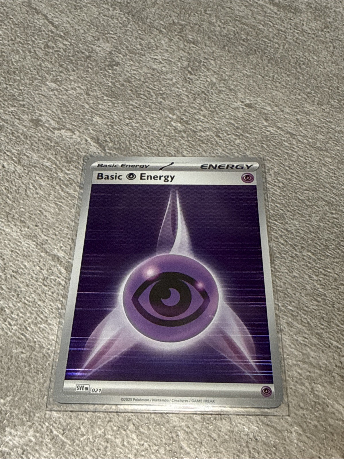 Psychic Energy 2025 Pokemon Black & White Reverse Holofoil #021