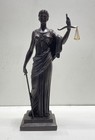 Sergey Eylanbekov Lady Justice Statue 19" 1995 Alva Equal Justice Under Law — photo 1
