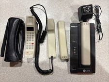 RARE 1984 Cellular One Ultra Classic Motorola ORIGINAL Brick Phone Complete Set