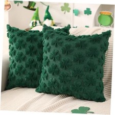 St Patricks Day Pillow Covers 18x18 inch Set of 2 18" x 18" Pack of 2 Green