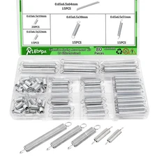 133PCS Extension Spring Assortment Kit 25 Different Sizes Stainless Steel Extens