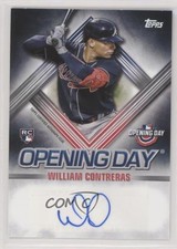 2021 Topps Opening Day Opening Day William Contreras #ODA-WC Auto 06ee