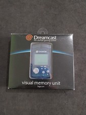 Memory Card Vmu Sega Dreamcast Box American Clear Blue Used