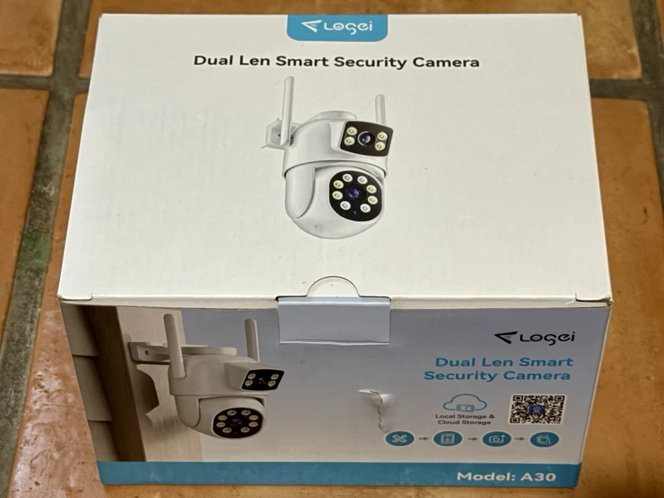 Indoor/Outdoor 4K Smart Security Camera 2.4G&5G WiFi Night Vision 2 Way Talk - Image 2 of 4