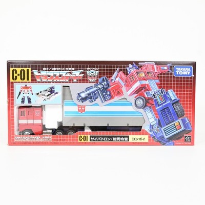 Takara Tomy Transformers Missing Link C-01 Convoy Optimus Prime Figur ungeöffnet