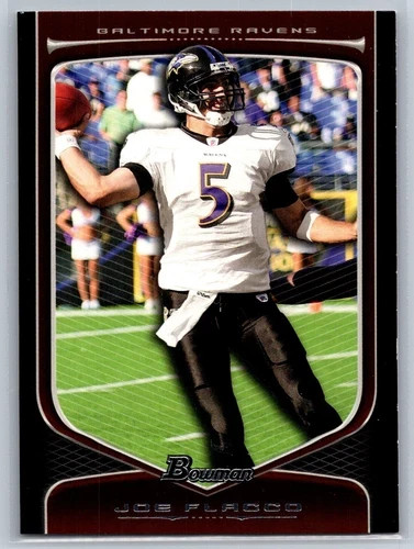 2009 Bowman Draft Picks #23 Joe Flacco Baltimore Ravens HOF
