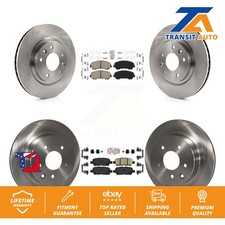 Front Rear Ceramic Pads And Disc Brake Rotors Kit For Nissan Rogue Sport Qashqai