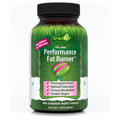 Irwin Naturals V02 Max, Performance Fat Burner, 60 Liquid Soft-Gels