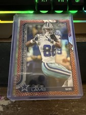 2026 Topps Chrome Ceedee Lamb Pig Skin Leather  Refractor 76 SP