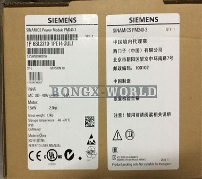 1PCS New SIEMENS 6SL3210-1PE14-3UL1 6SL3 210-1PE14-3UL1 Power Module