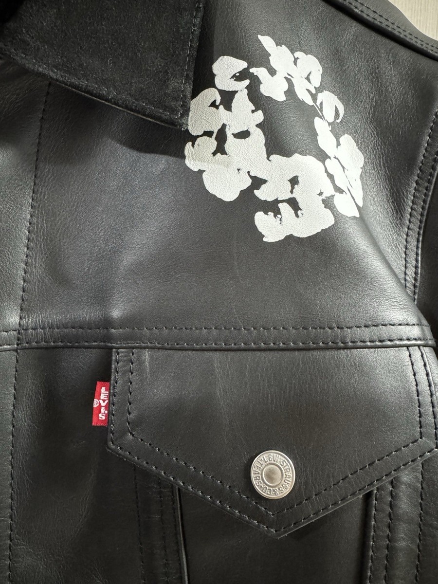 Levi's X Denim Tears Type3 leather jacket XL View 3