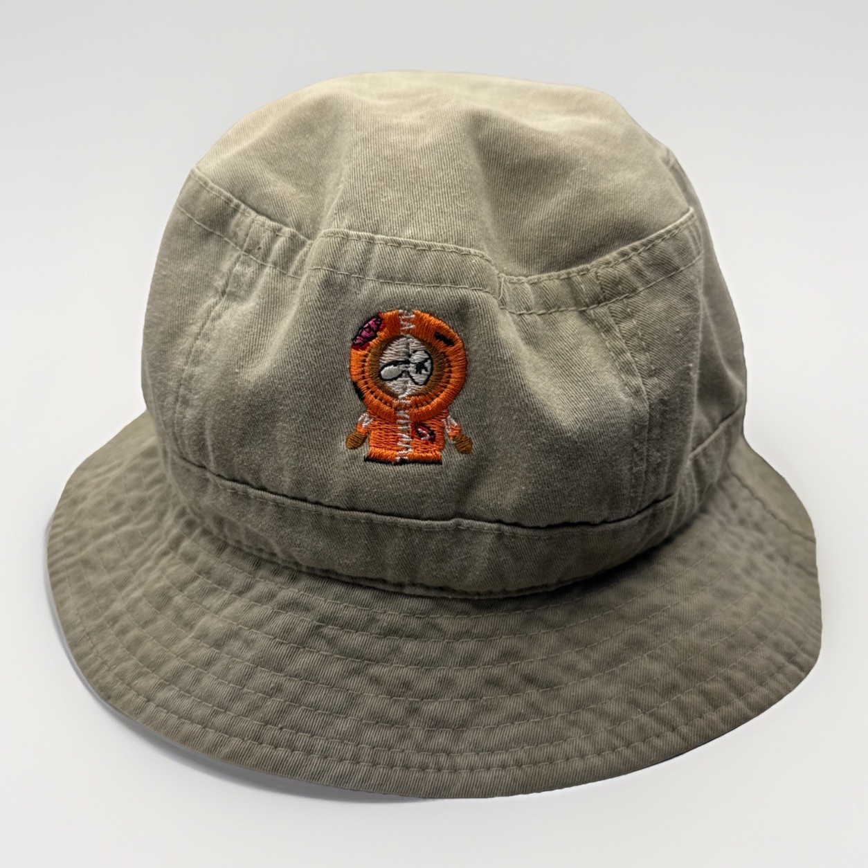 RARE Vintage 90s South Park “Dead Kenny” Embroidered Bucket Hat Sz LARGE 1998