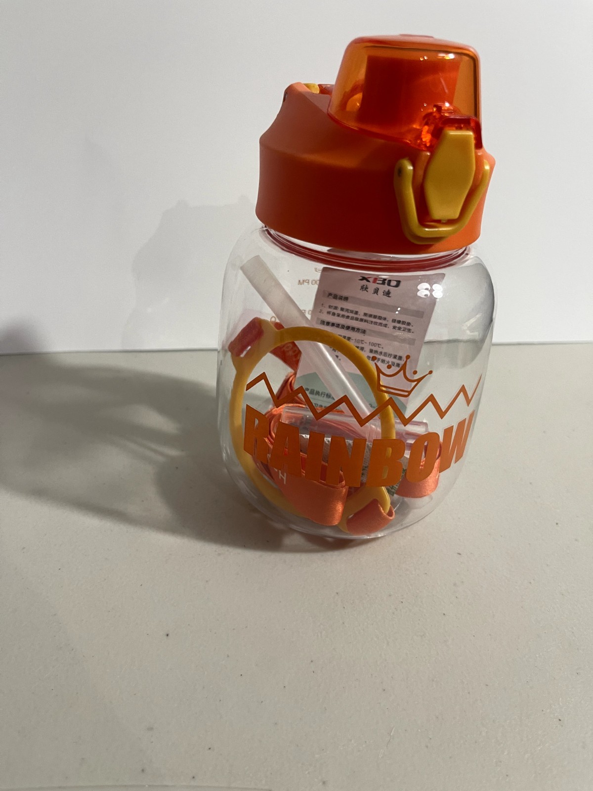 Hydration Drink Bottle Multicolor Rainbow / Bottle Water Kid