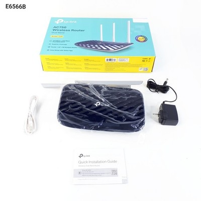 TP-LINK Archer C20 AC750 300Mbps Dual-Band Wireless Router New E6566B