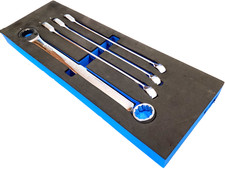 Cornwell Tools 4 Piece Metric Ratcheting Box Wrench Set Foam Tray Bprwdbx4mst