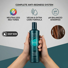 Fanola Wonder No Red Shampoo 350ml – Anti-Red Tone Hair Colour Shampoo Free Ship