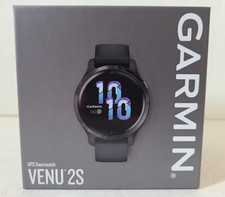 Garmin Venu 2S GPS Smartwatch- Slate Stainless Steel Bezel