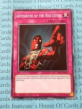 SDFC-DE035 Appointer des Roten Lotus Yu-Gi-Oh Karte 1. Auflage Neu