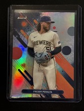 🔥Freddy Peralta 2025 Finest #8 Refractor Brewers
