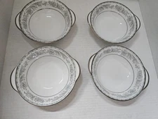 Noritake Belmont Lug Handle Cereal Soup Bowls (4) EXCELLENT!!