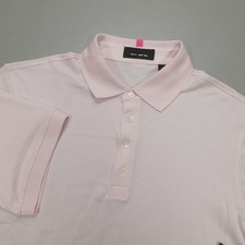 G/Fore Feeder Stripe Tech Golf Polo Shirt Men's Size L Wicking Stretch GMP000059