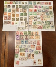 Lot 128 Vintage Chile Stamps Air Mail Parcel Post Telegraph Start 1880s MNH Mix