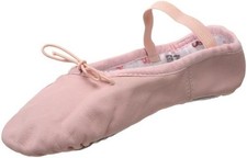 Bloch Girls Dance Girl's Bunnyhop Full Sole Leather Ballet Slipper/Shoe Pink