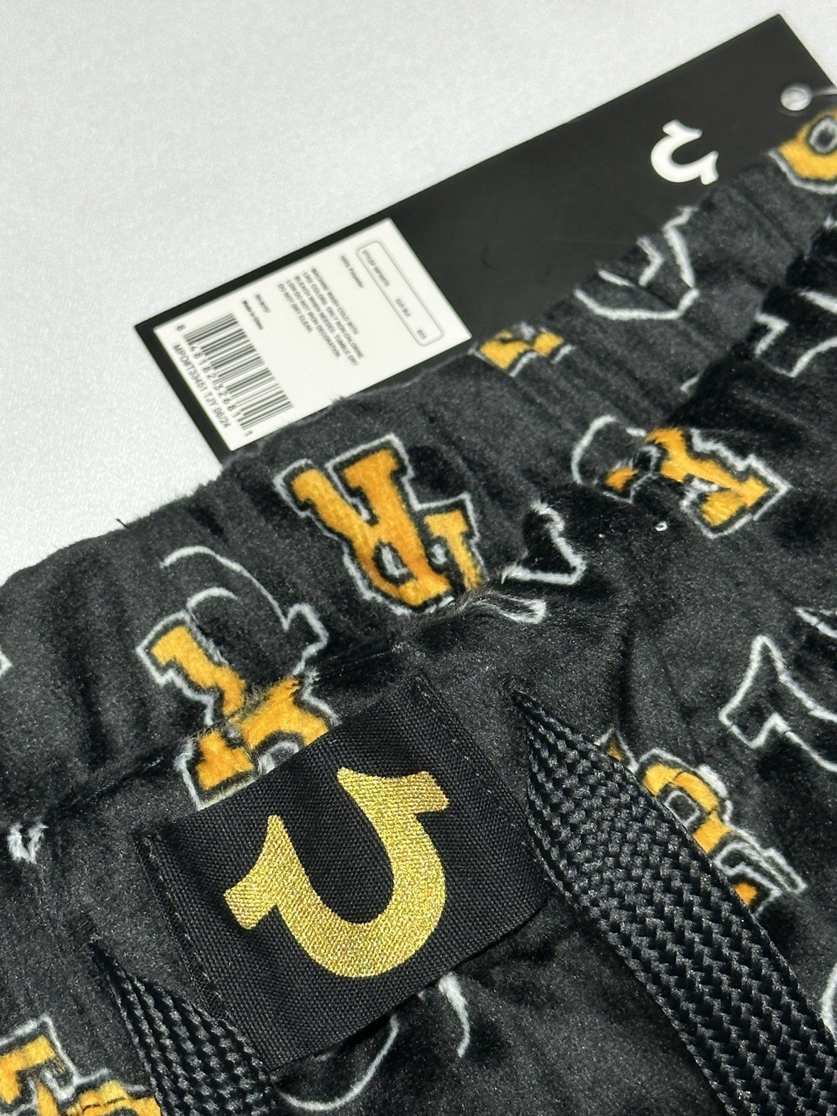 True Religion Black Loungewear Sleepwear Pants Logo Men's Small NWT New thumbnail 3