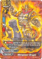 Bushiroad Future Card Buddyfight Merapower Dragon D-BT03/0024EN R Dragon World