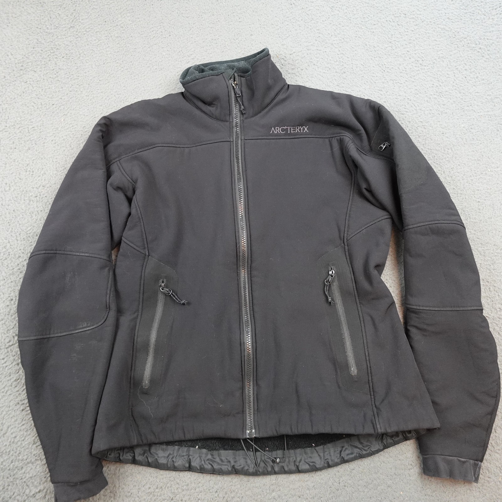 ARC'TERYX Giacca Vintage Arcteryx Covert Donna Media Nera Polartec Pile Softshell