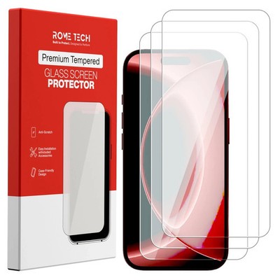 For Apple iPhone 18 Pro Max Tempered Glass Screen Protector (3 Per Pack)