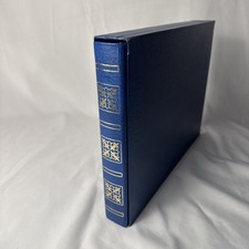 Vintage BEN PARKER Photo Album USA Colbalt Blue W/ 5 Photo Pages 46H 57V