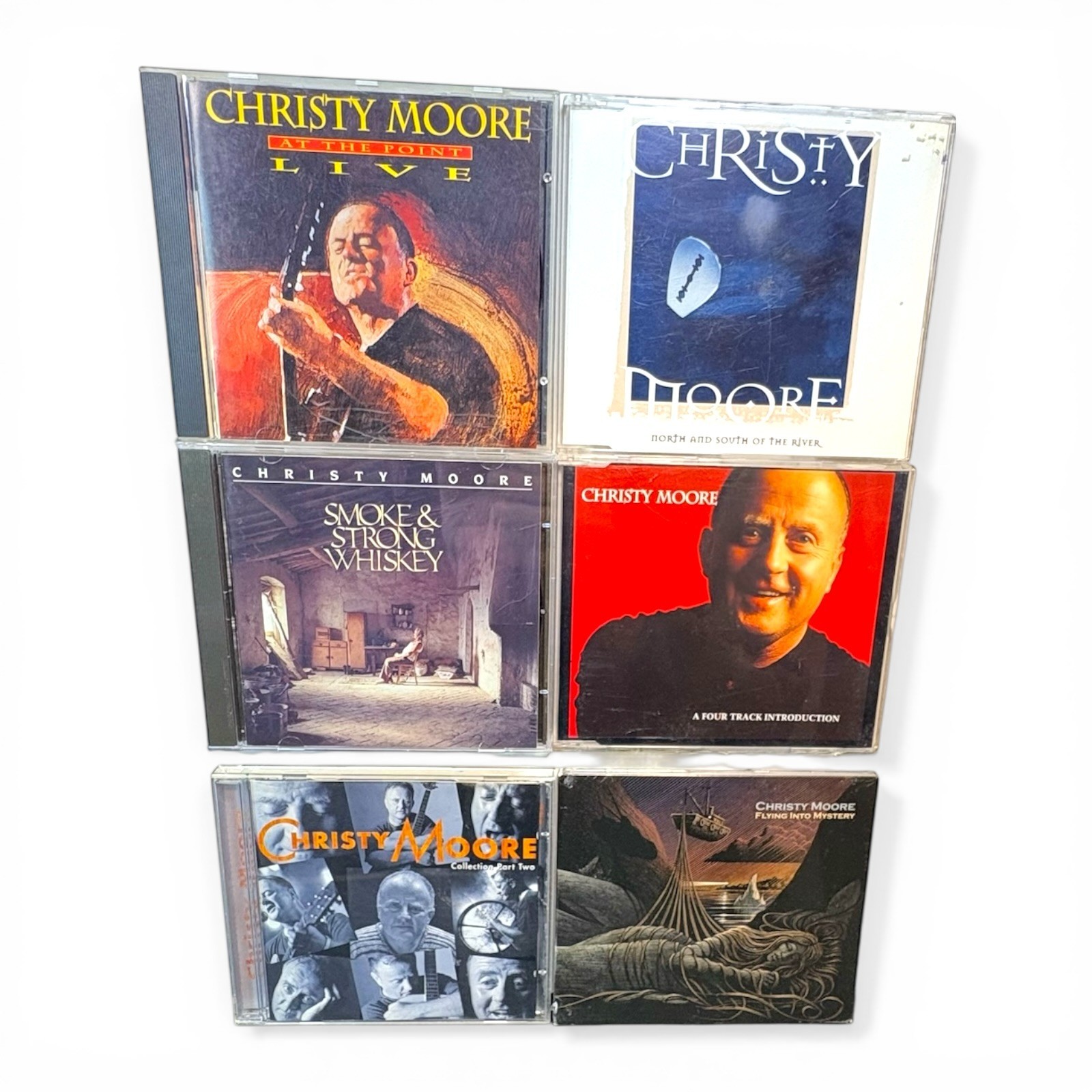 Christy Moore | At The Point Live | Smoke & Strong Whiskey | CD Bundle