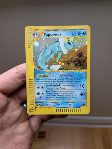 Vaporeon - H31/H32 - Pokemon Skyridge Holo Rare Card