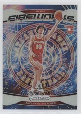2024-25 Panini Prizm Fireworks Silver Prizm Zaccharie Risacher #6 04dq